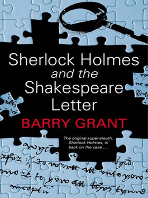 cover image of Sherlock Holmes and the Shakespeare Letter